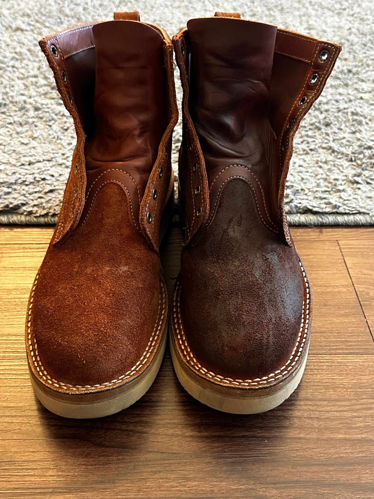 Photo by Bmo052301 on September 30, 2023 of the White's C350-CS in Seidel Red Dog Oil Tan Roughout.