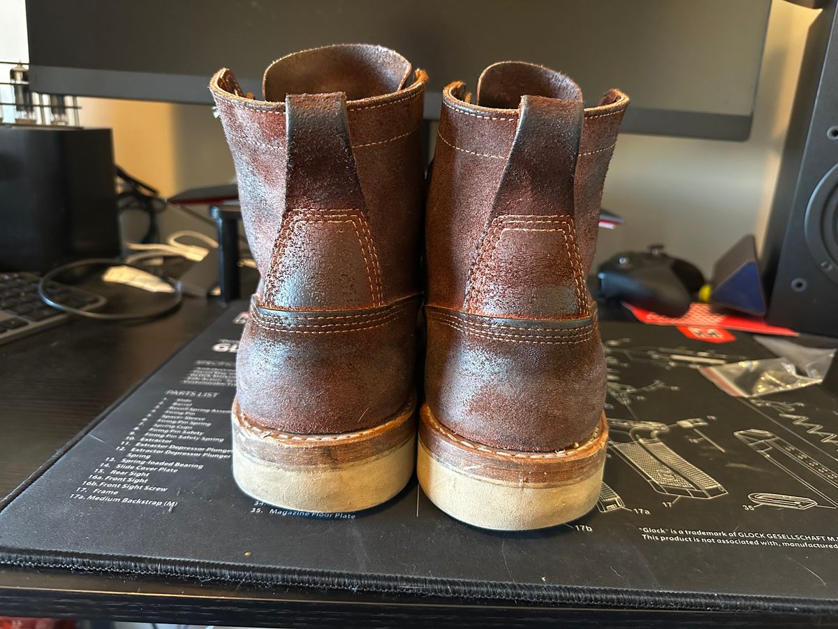 Photo by Bmo052301 on November 14, 2024 of the White's C350-CS in Seidel Red Dog Oil Tan Roughout.