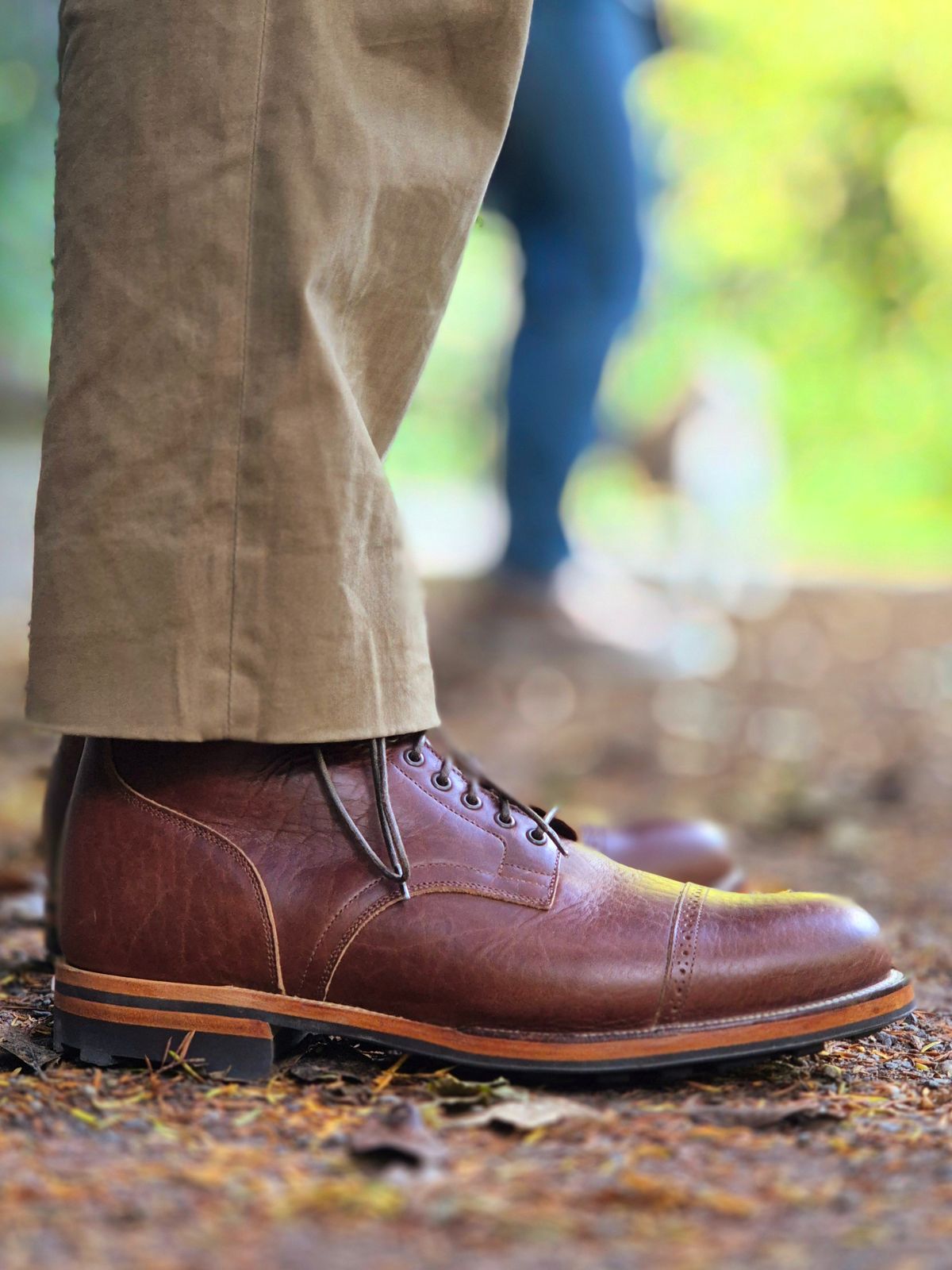 Photo by Slash on June 14, 2026 of the Viberg Service Boot BCT in Horween Pit Tanned Bison.