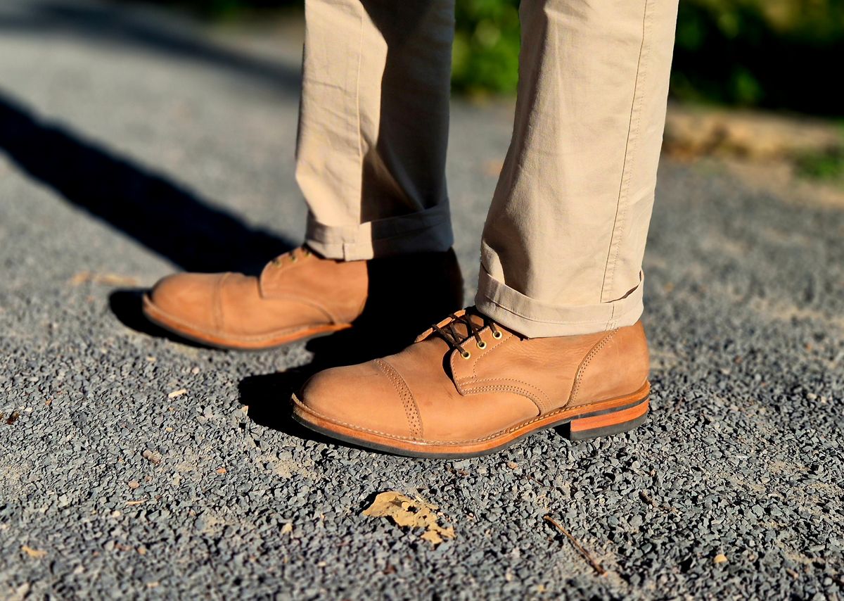 Photo by Slash on August 10, 2025 of the Viberg Service Boot BCT in Maryam Fango Vitello Calf.
