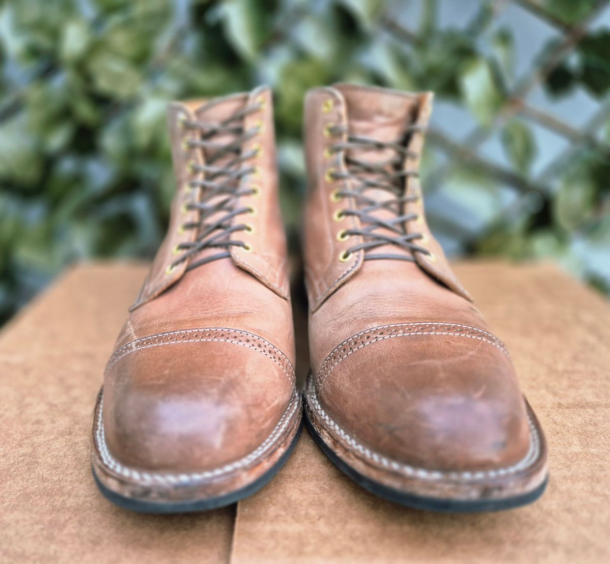 Photo by Slash on December 5, 2025 of the Viberg Service Boot BCT in Maryam Fango Vitello Calf.
