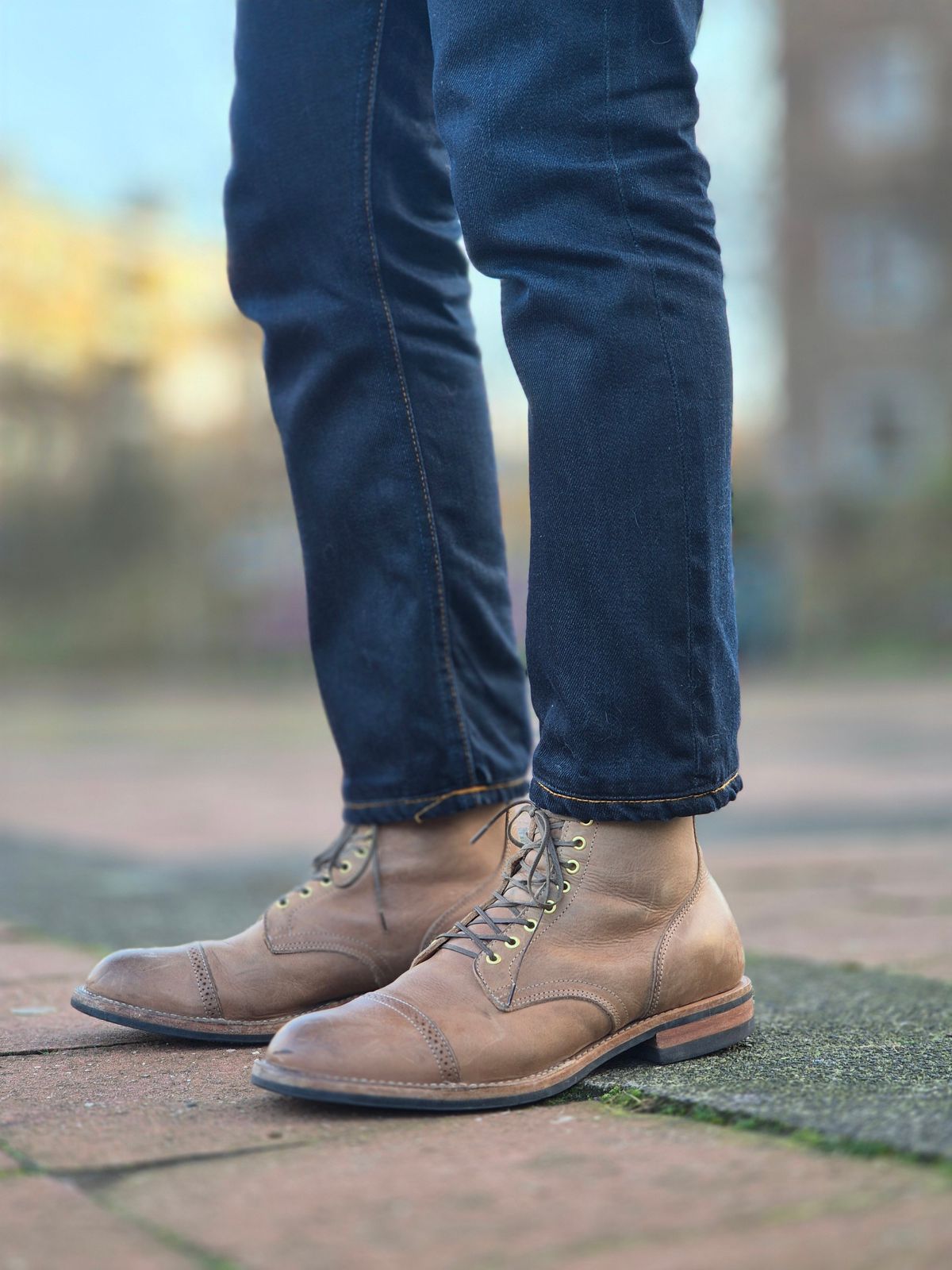 Photo by Slash on December 28, 2025 of the Viberg Service Boot BCT in Maryam Fango Vitello Calf.