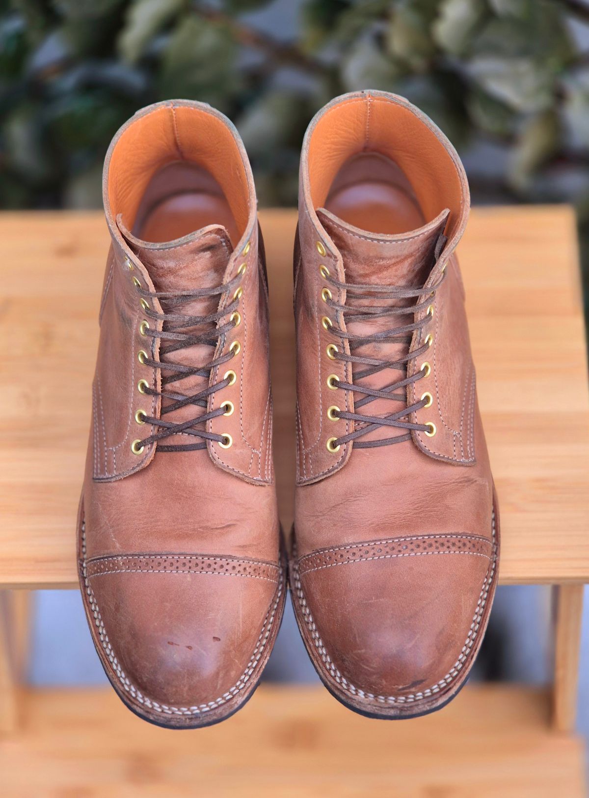 Photo by Slash on January 4, 2026 of the Viberg Service Boot BCT in Maryam Fango Vitello Calf.