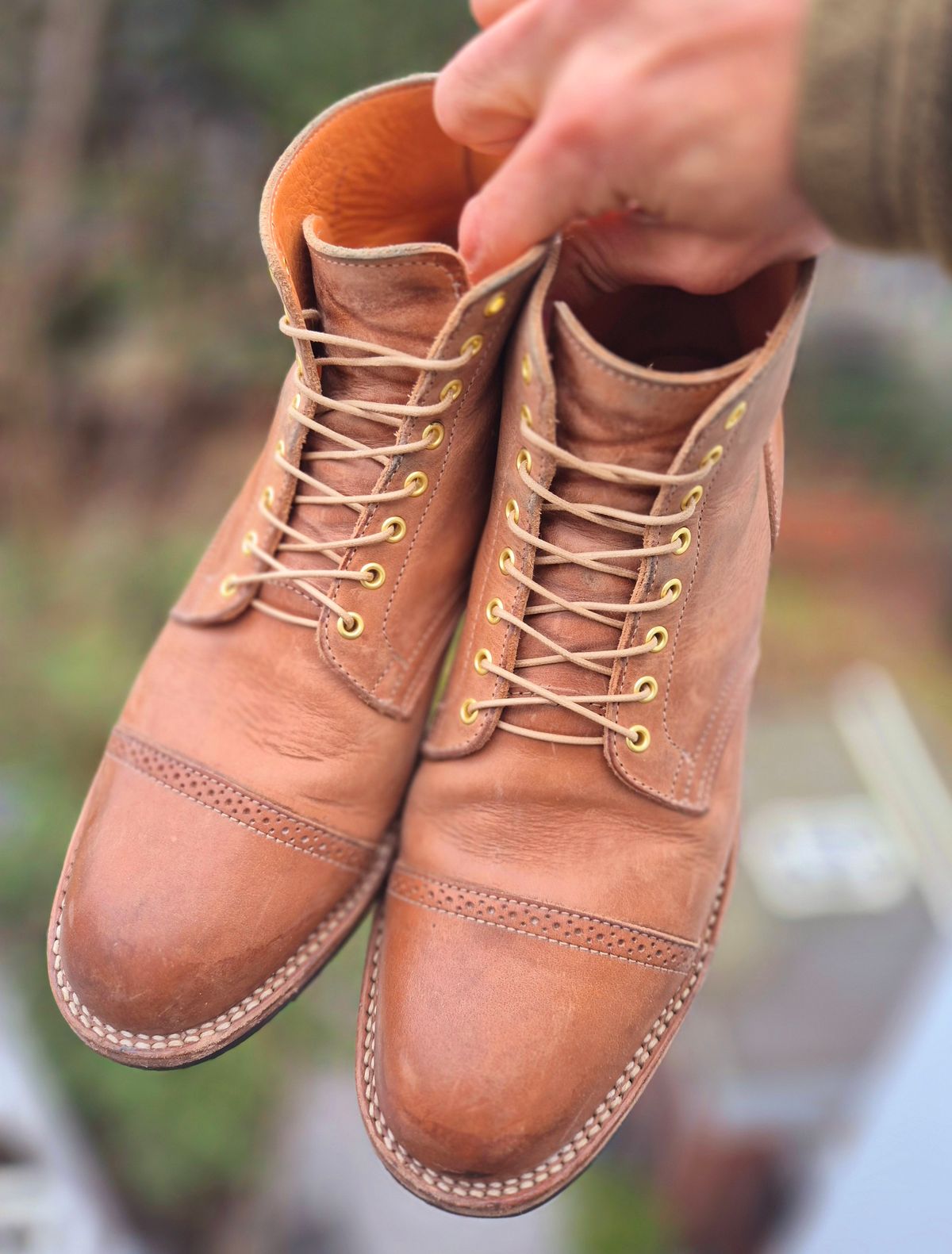 Photo by Slash on February 5, 2026 of the Viberg Service Boot BCT in Maryam Fango Vitello Calf.