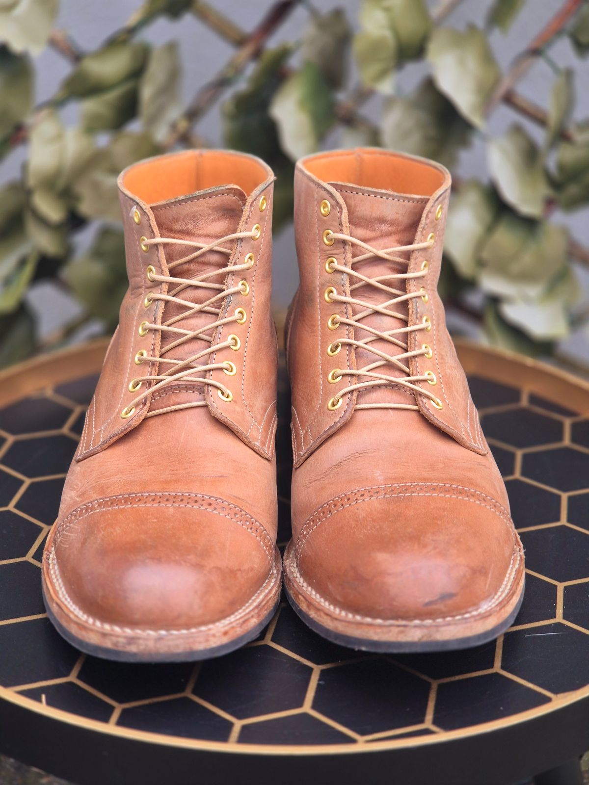 Photo by Slash on February 5, 2026 of the Viberg Service Boot BCT in Maryam Fango Vitello Calf.