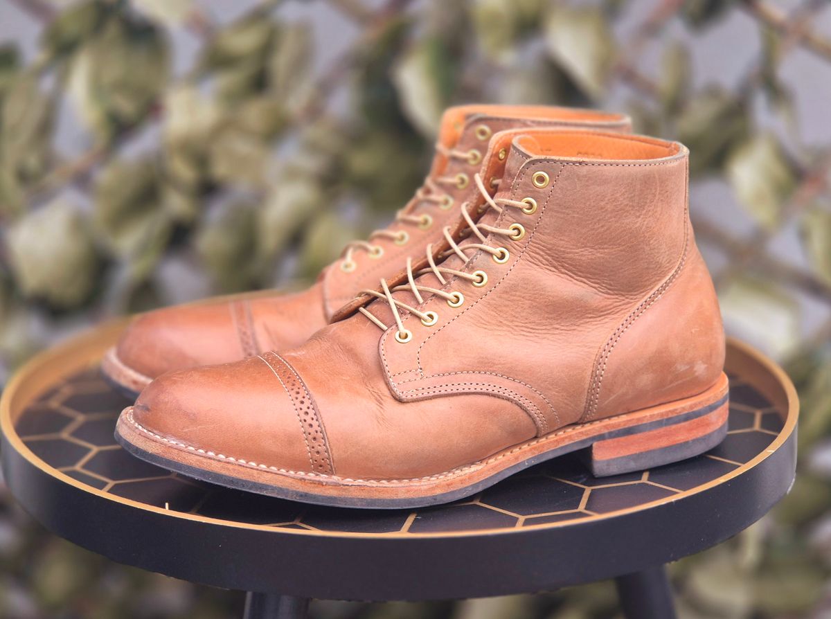 Photo by Slash on February 5, 2026 of the Viberg Service Boot BCT in Maryam Fango Vitello Calf.