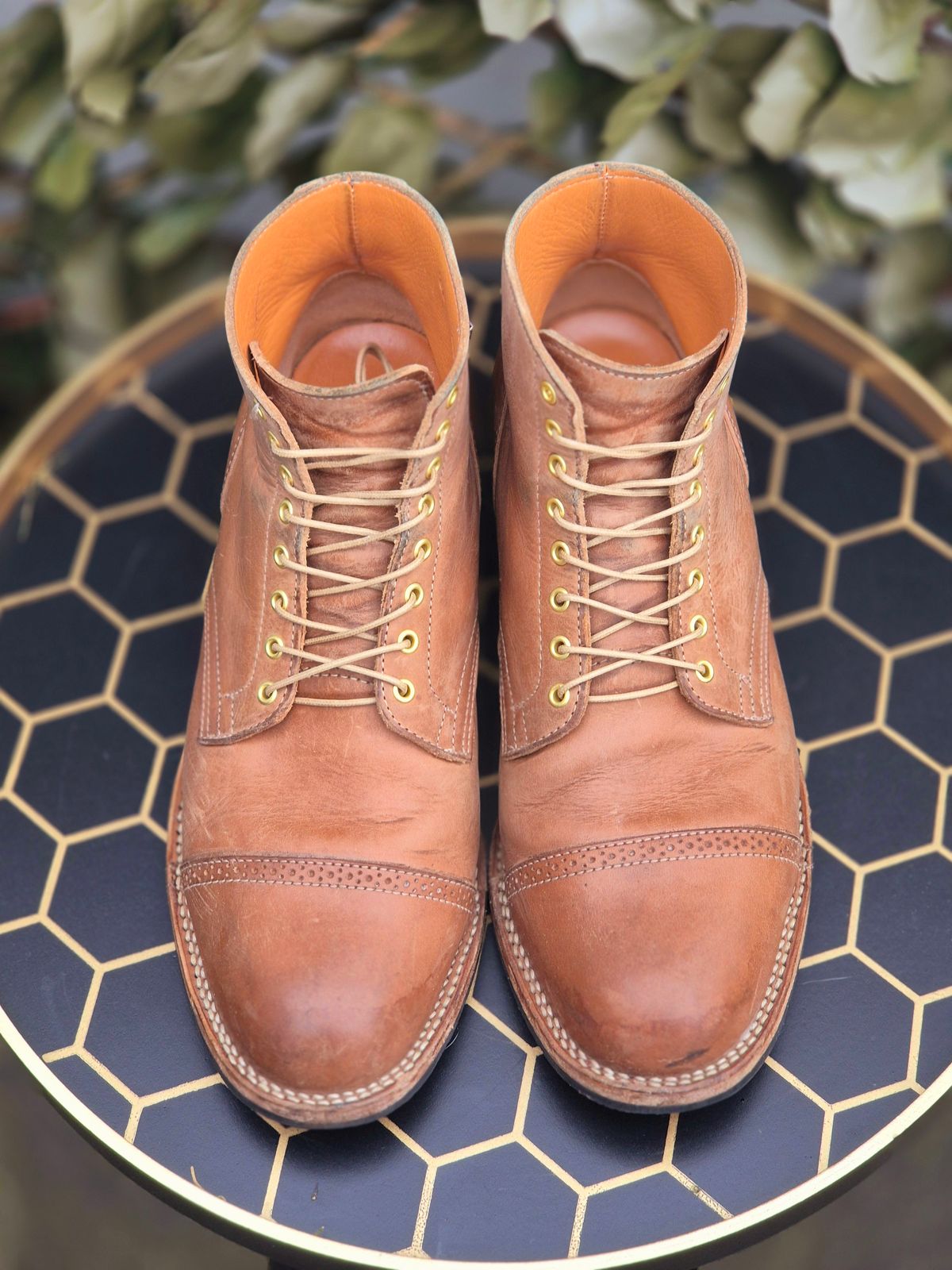 Photo by Slash on February 5, 2026 of the Viberg Service Boot BCT in Maryam Fango Vitello Calf.