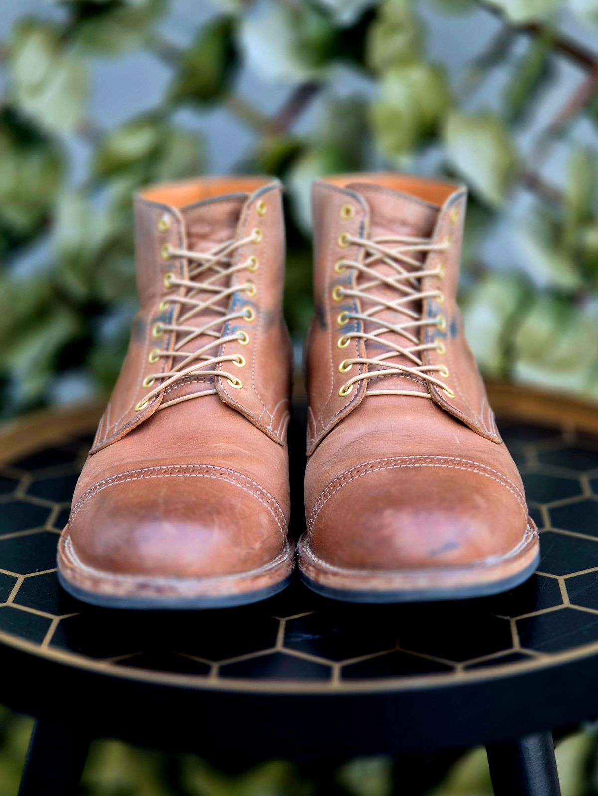 Photo by Slash on March 5, 2026 of the Viberg Service Boot BCT in Maryam Fango Vitello Calf.
