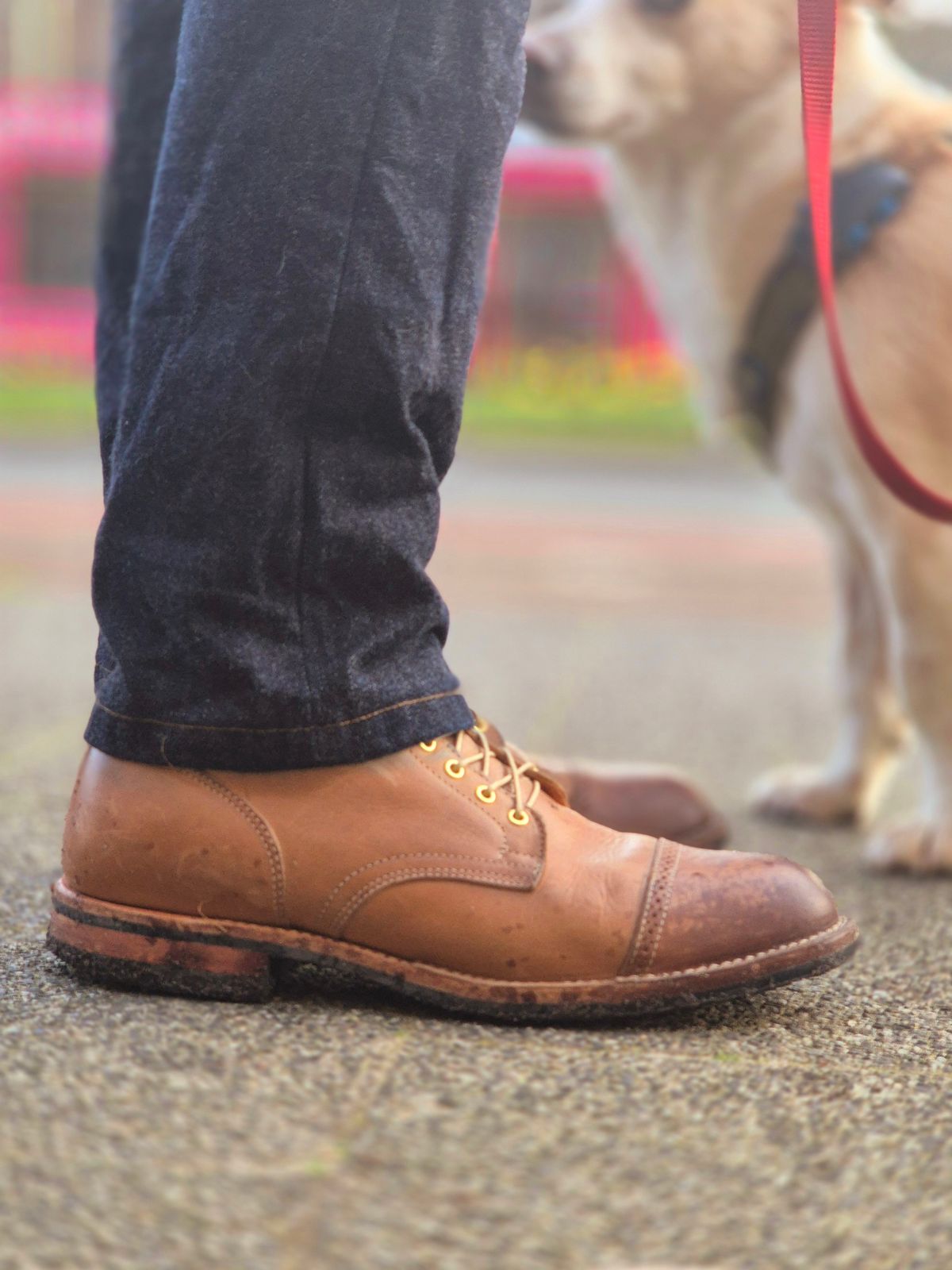 Photo by Slash on March 20, 2026 of the Viberg Service Boot BCT in Maryam Fango Vitello Calf.