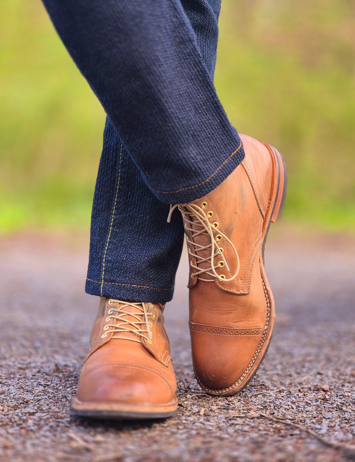 Photo by Slash on April 4, 2026 of the Viberg Service Boot BCT in Maryam Fango Vitello Calf.