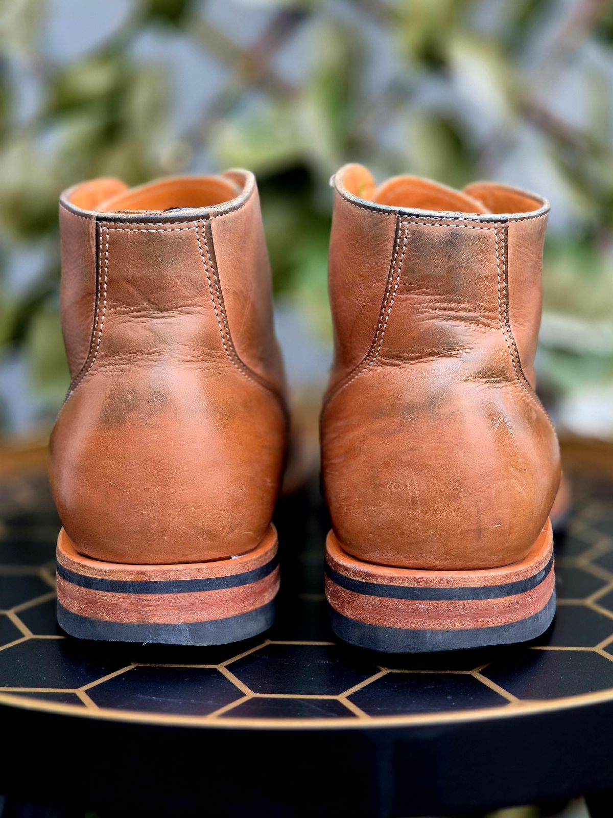 Photo by Slash on April 4, 2026 of the Viberg Service Boot BCT in Maryam Fango Vitello Calf.