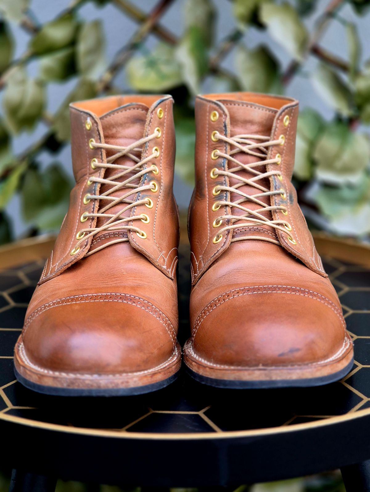 Photo by Slash on April 4, 2026 of the Viberg Service Boot BCT in Maryam Fango Vitello Calf.