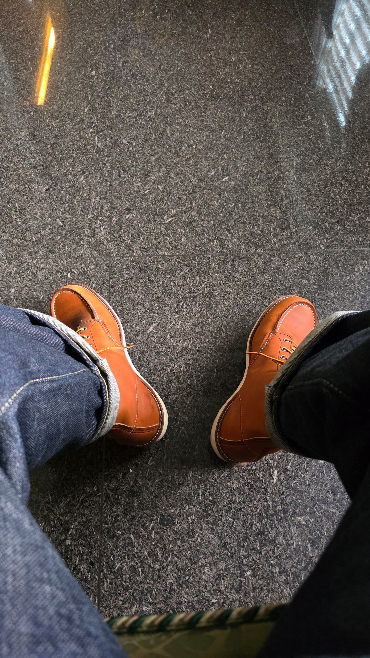 Photo by CarloSyempre on March 9, 2026 of the Red Wing 6-Inch Classic Moc in S.B. Foot Oro Legacy.