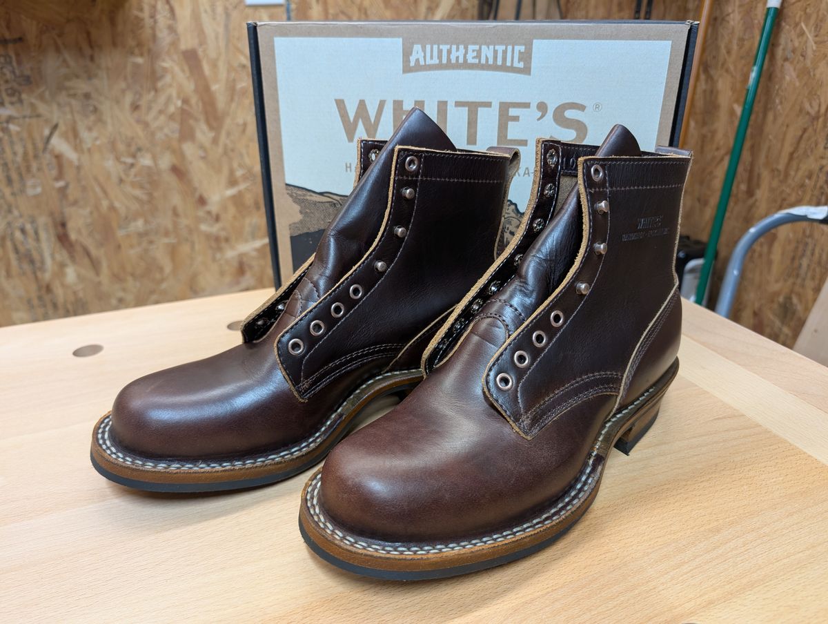 Photo by TheOneRoad on November 4, 2025 of the White's C350 Cruiser in Seidel Brown Double Shot.