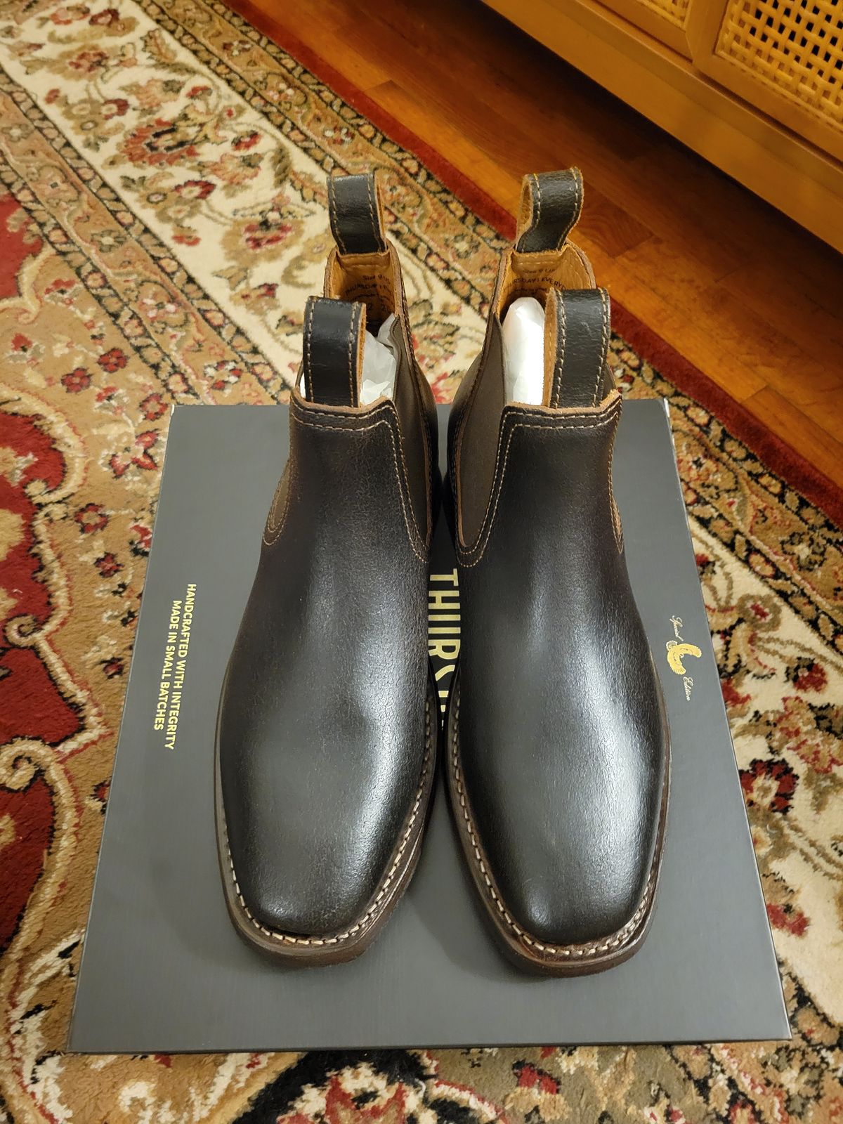 Photo by dbgaborko on February 13, 2025 of the Thursday Thursday / Journeyman in Thursday Waxed Roughout Cacao.