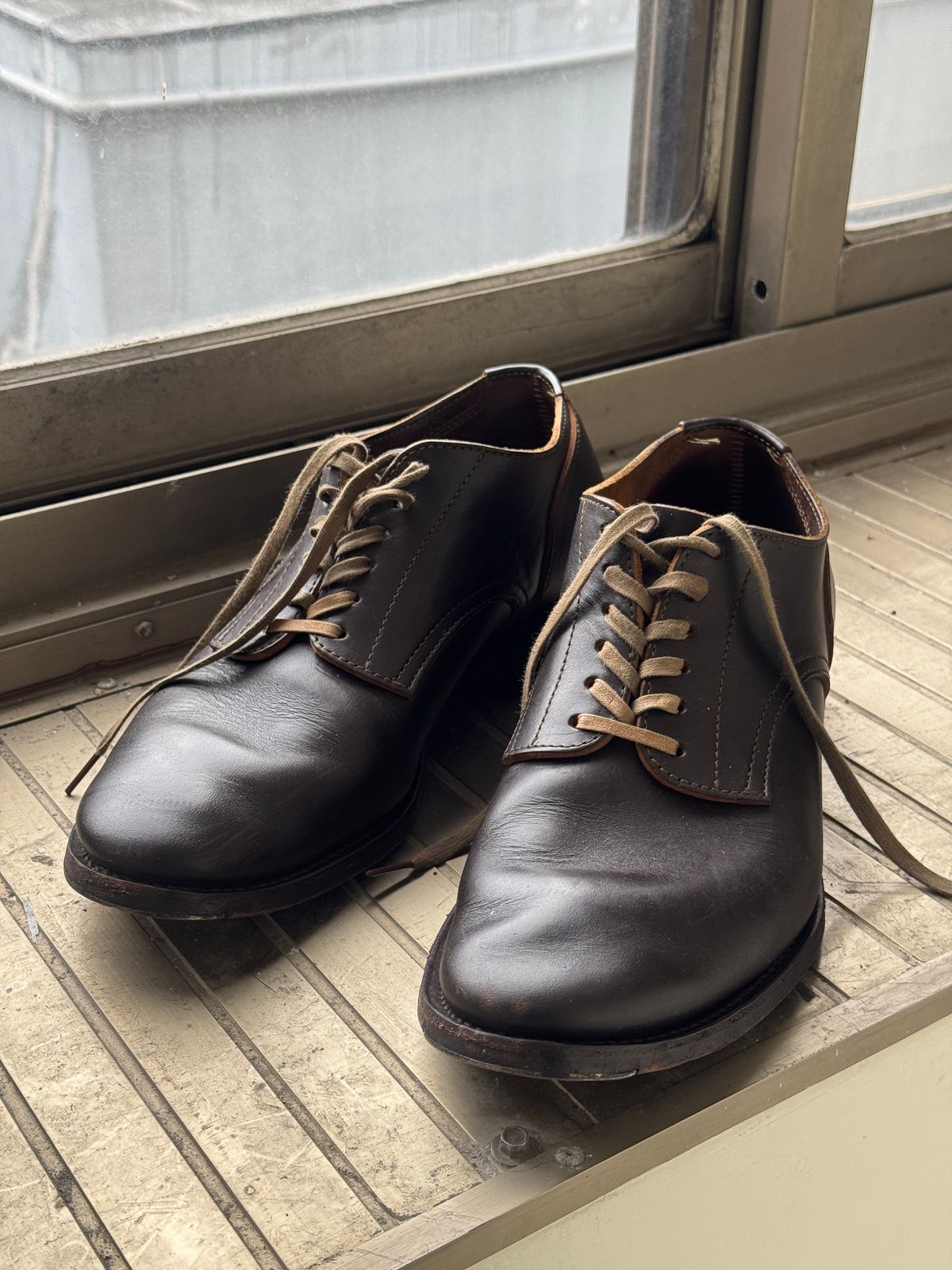 Photo by kubinice on December 31, 2024 of the Makers Horse Single in Maryam Dark Brown Horsebutt.