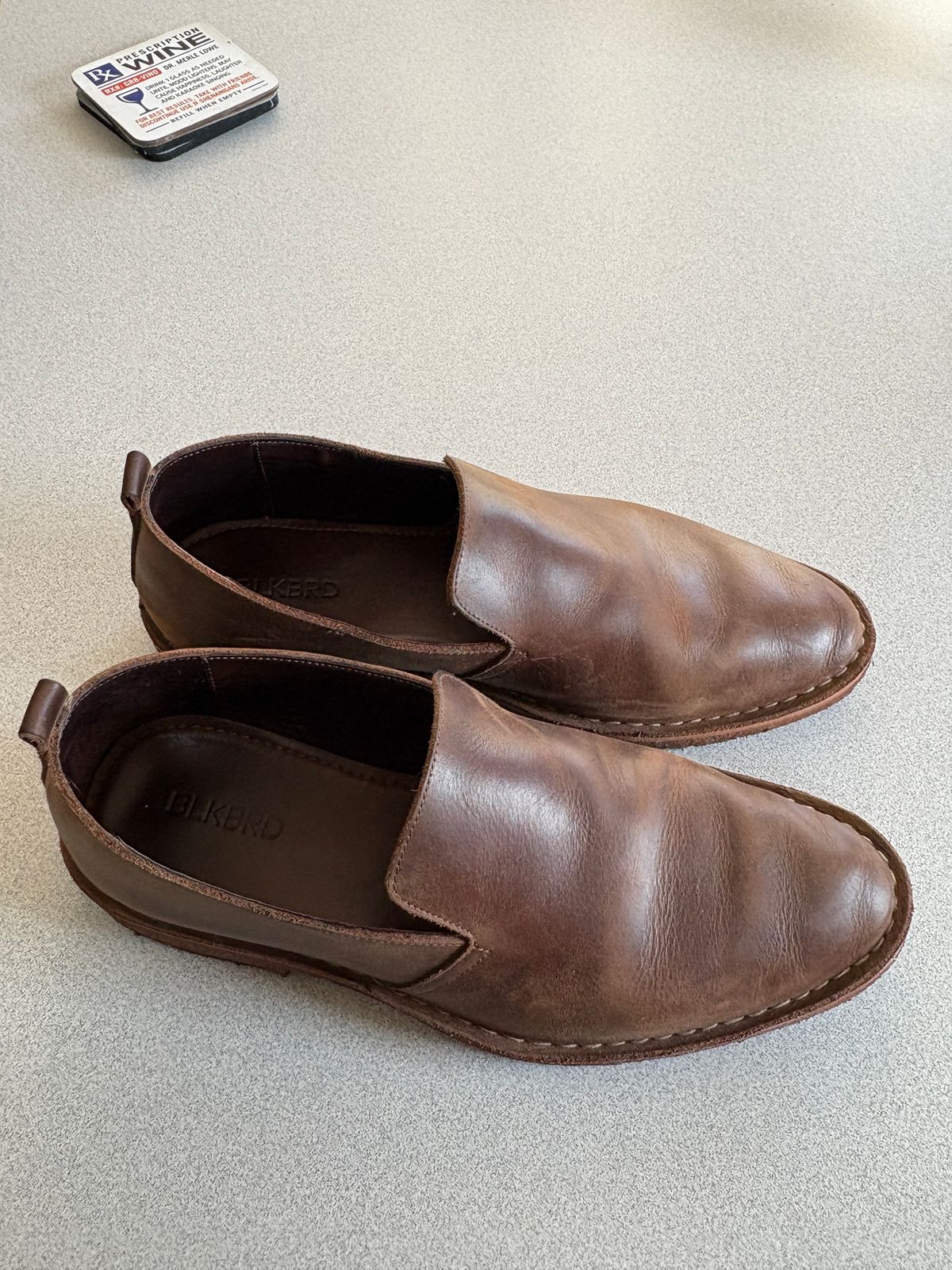 Photo by glddstgpsy on March 26, 2025 of the Blkbrd Shoemaker Travers in Brown Pull Up.