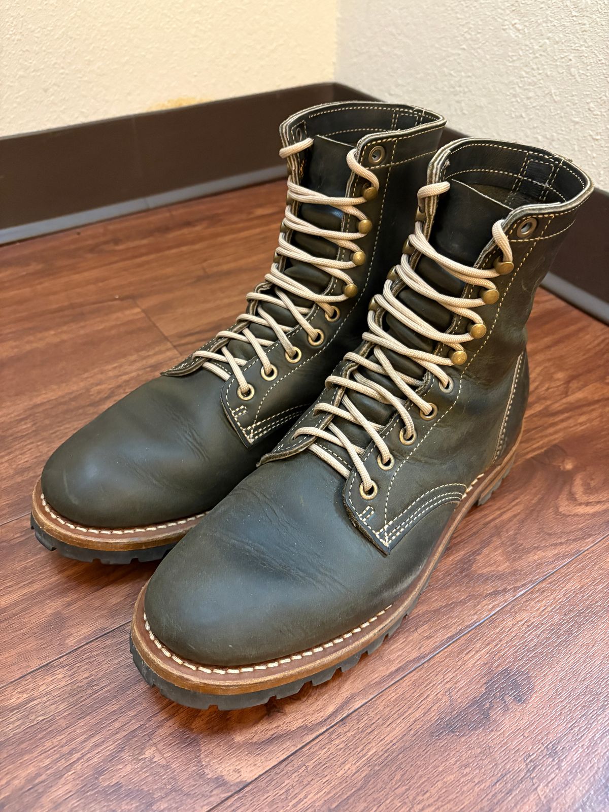 Photo by glddstgpsy on March 11, 2026 of the Truman Upland Boot in Dark Olive Predator.