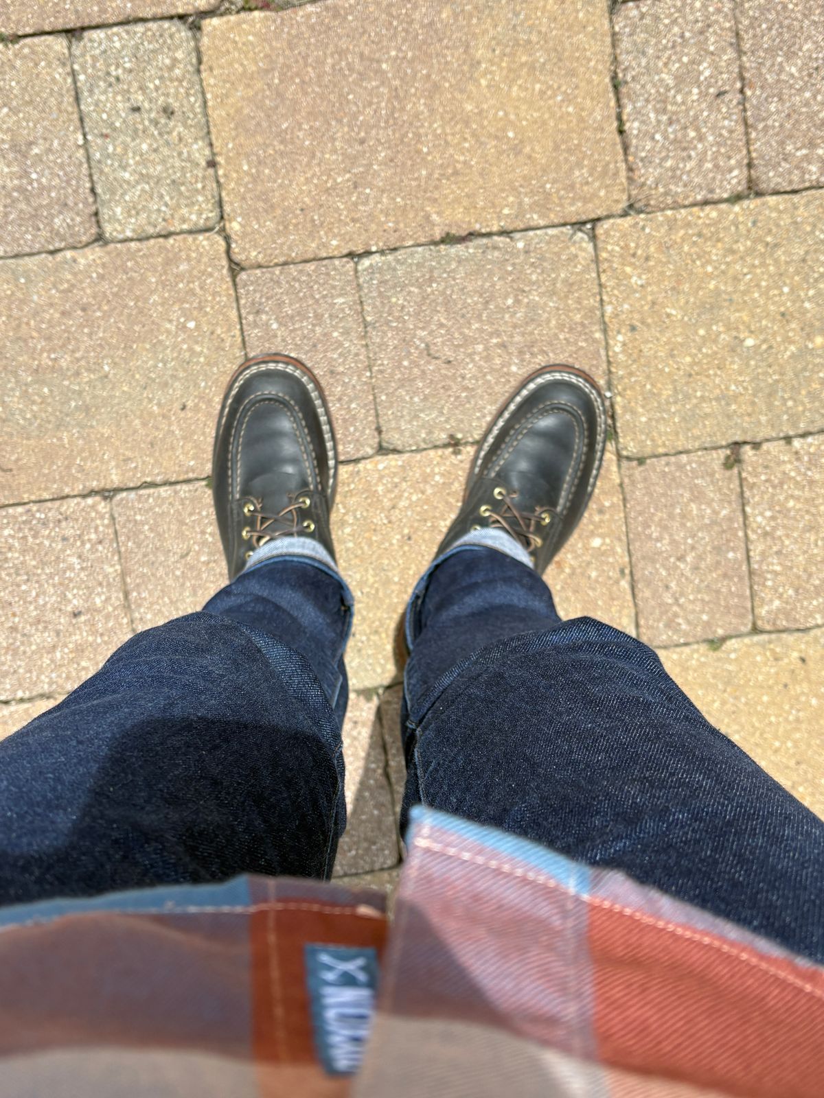 Photo by glddstgpsy on June 23, 2026 of the Nicks MTO in Horween Pacific Waxed Flesh.