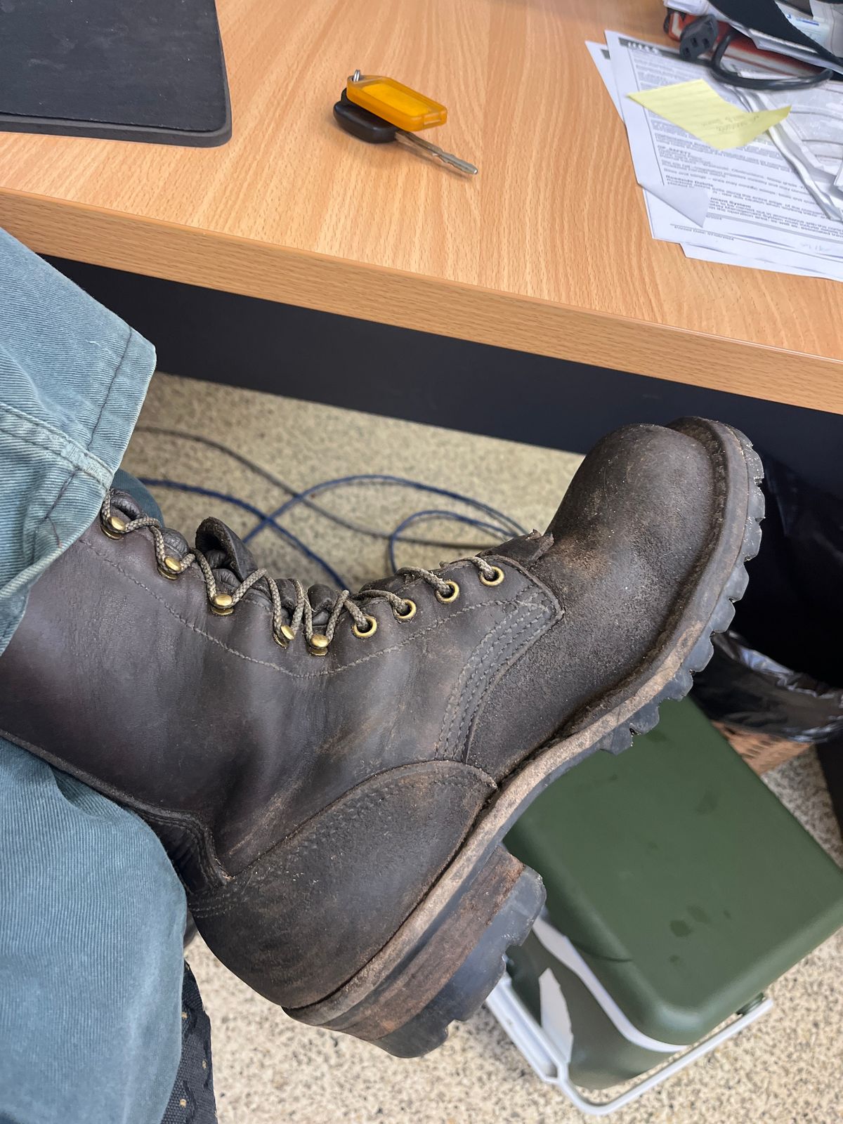 Photo by quixoticelixer on February 21, 2026 of the JK Boots Superduty in JK Boots / Brown.