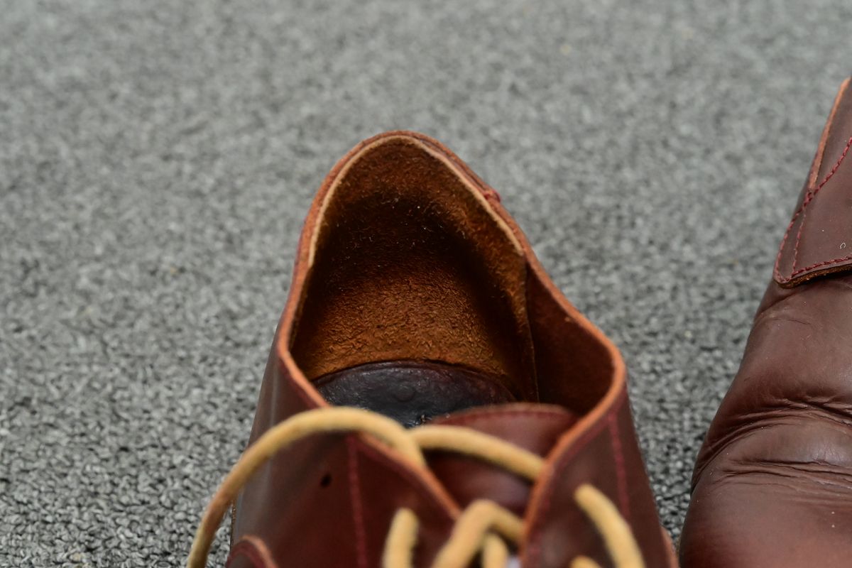 Photo by quixoticelixer on February 21, 2026 of the Junkard Derby in Junkard Veg Tan Burgundy.