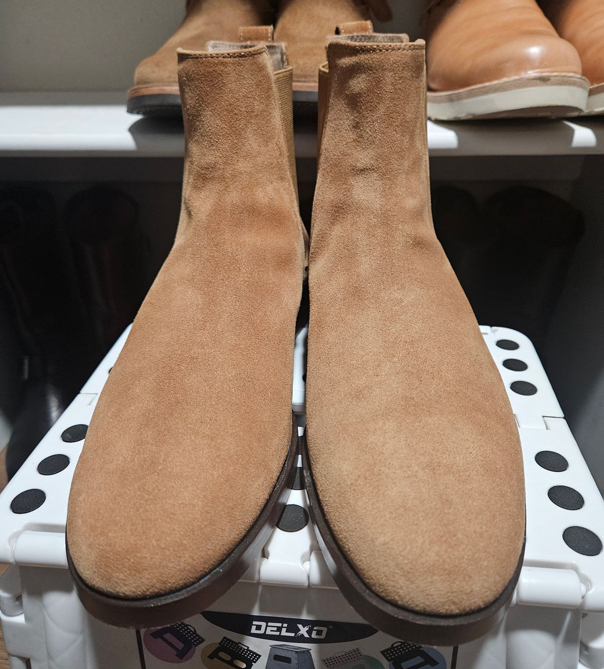 Photo by Adam_C on May 22, 2025 of the KOIO Trento in Italian Calf Suede.