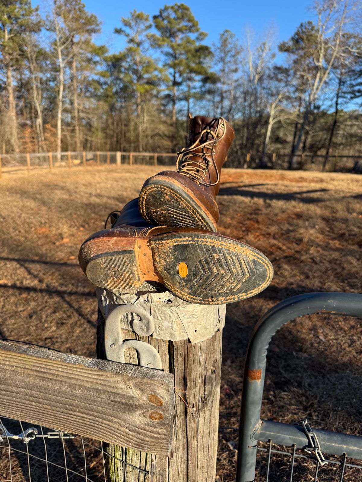 Photo by bearjohn on January 16, 2025 of the Nicks Packer in Horween British Tan Chromexcel.
