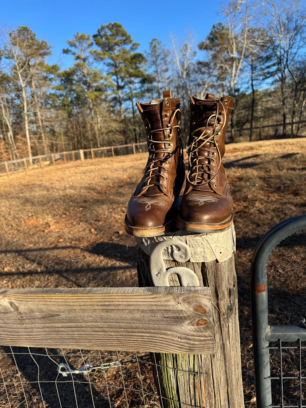 Photo by bearjohn on January 16, 2025 of the Nicks Packer in Horween British Tan Chromexcel.