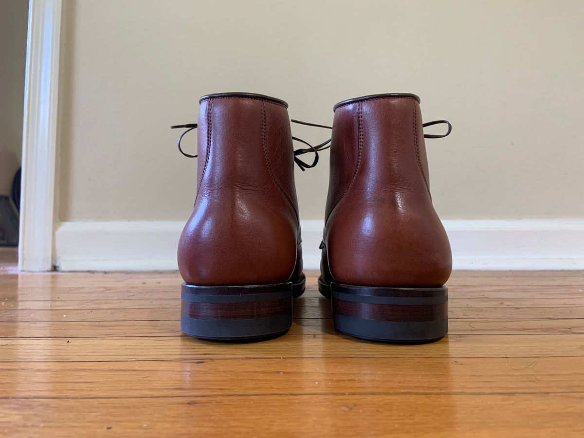 Photo by ryan001 on May 17, 2025 of the Viberg 2030 in C.F Stead Chestnut Brown Phoenix.
