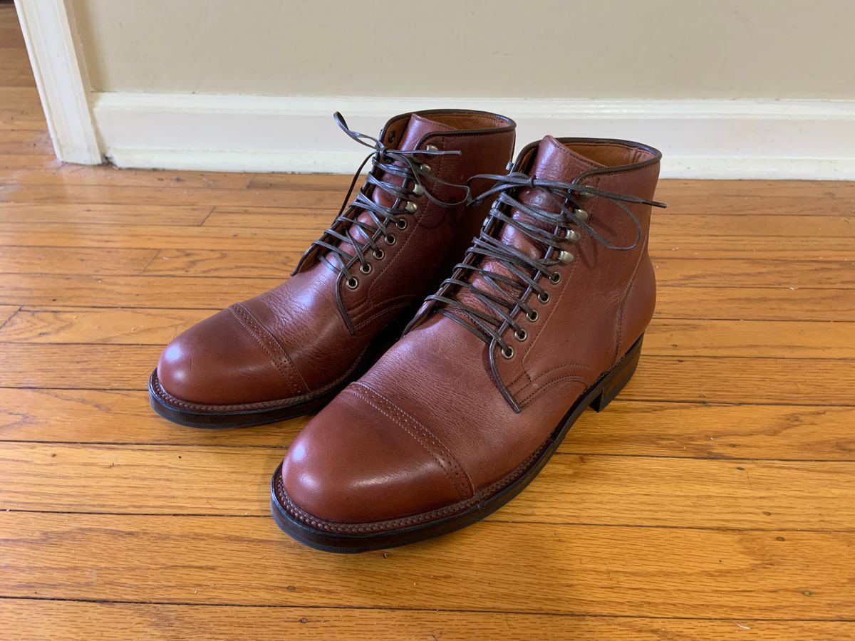 Photo by ryan001 on May 17, 2025 of the Viberg 2030 in C.F Stead Chestnut Brown Phoenix.