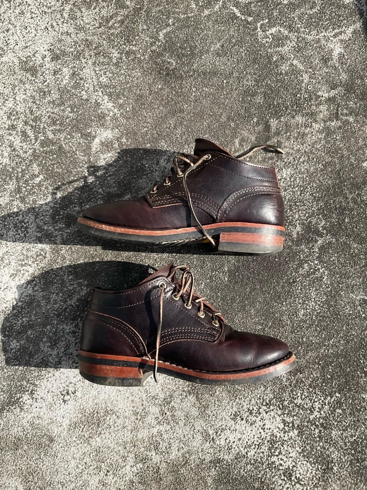 Photo by DeliciousGuess6449 on February 25, 2025 of the Nicks Comstock in Horween Dark Brown Aspen.