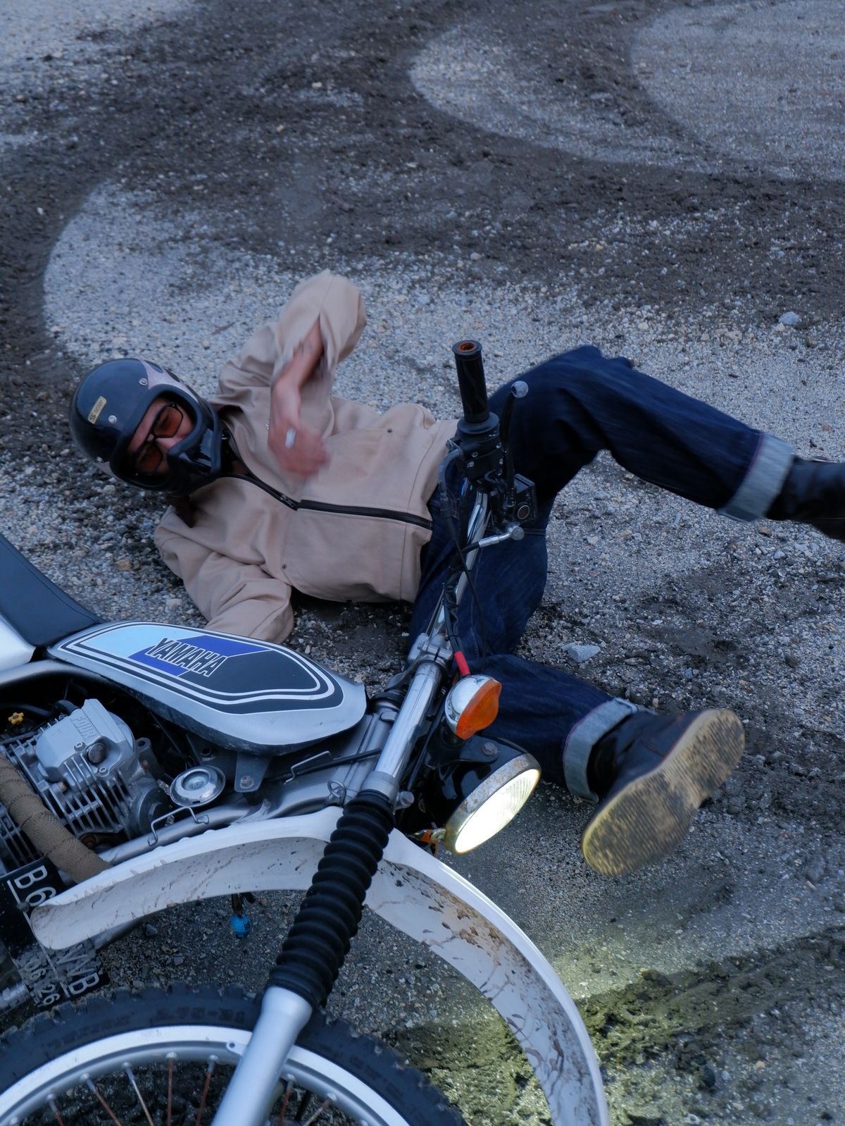 Photo by juliusagungs on November 4, 2025 of the Briselblack Enginner Boots Queen Lekha X Briselblack in Badalassi Carlo overdyed.