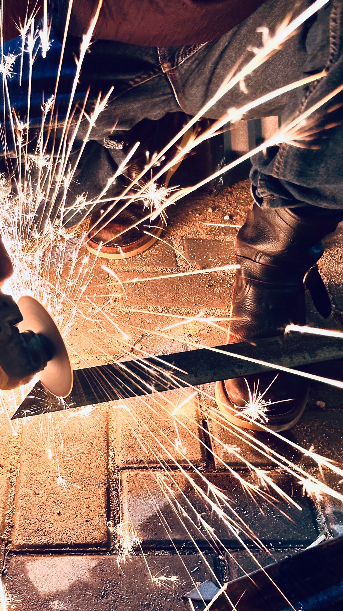 Photo by juliusagungs on November 30, 2025 of the Briselblack Enginner Boots Queen Lekha X Briselblack in Badalassi Carlo overdyed.