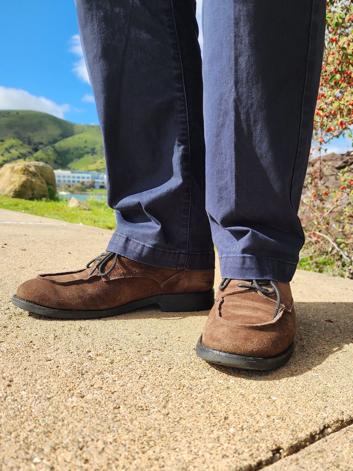 Photo by Janbiya on March 2, 2026 of the XBXS Derby Boots in Prime Asia Suede.