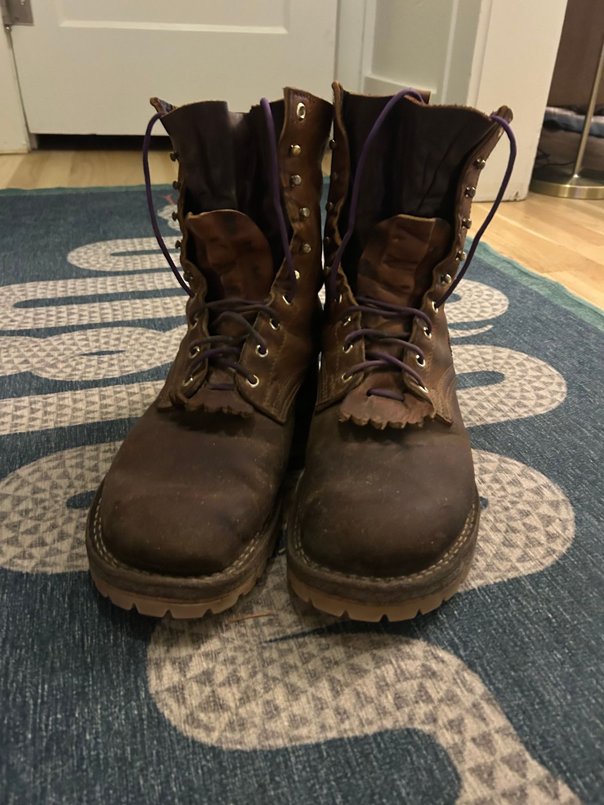 Photo by chippyben on November 6, 2025 of the Nicks Strider in Spokane Honey Smooth/ Waxed Flesh.