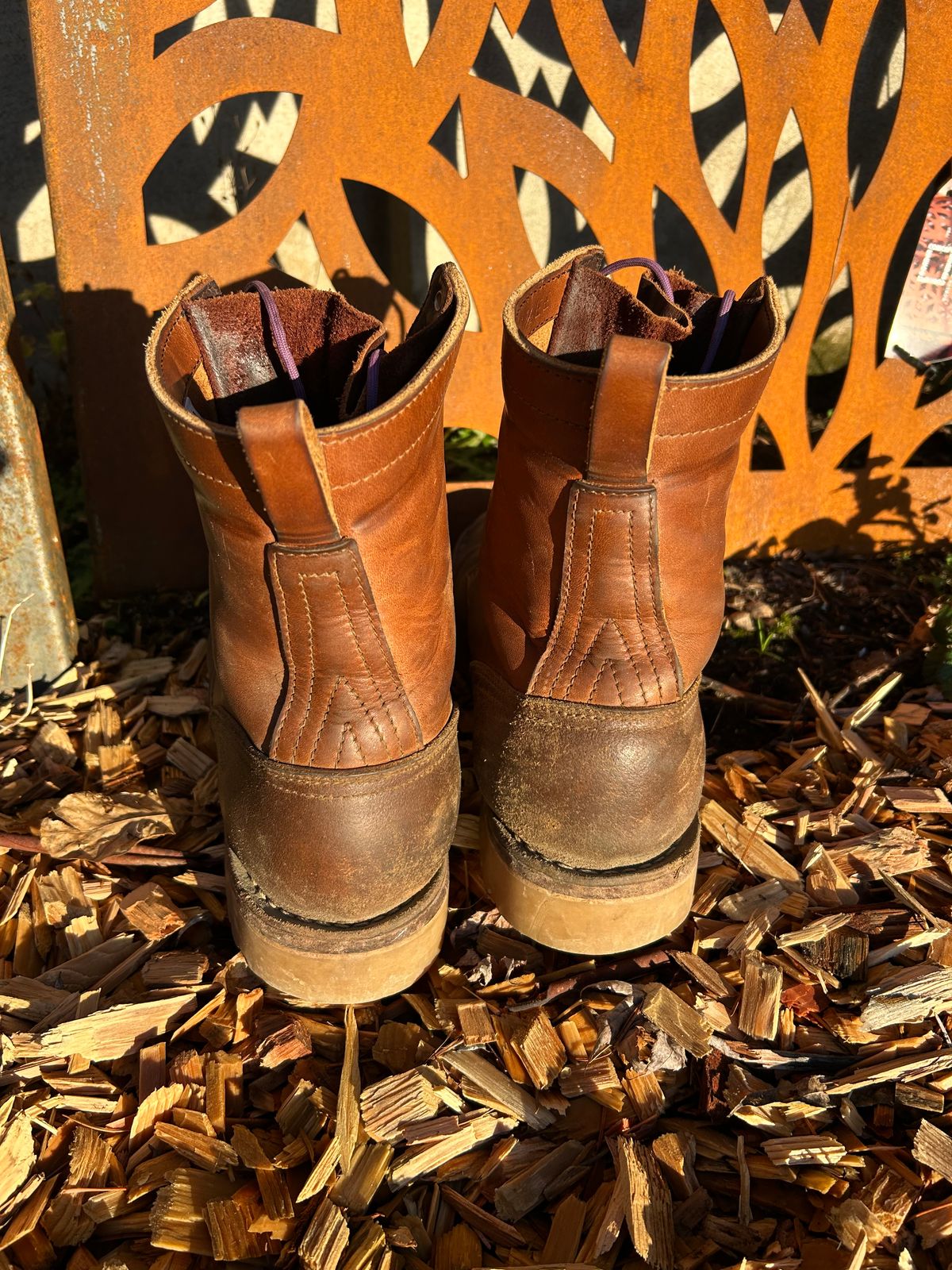 Photo by chippyben on February 6, 2026 of the Nicks Strider in Spokane Honey Smooth/ Waxed Flesh.