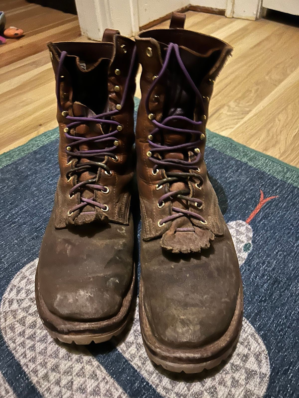 Photo by chippyben on March 6, 2026 of the Nicks Strider in Spokane Honey Smooth/ Waxed Flesh.