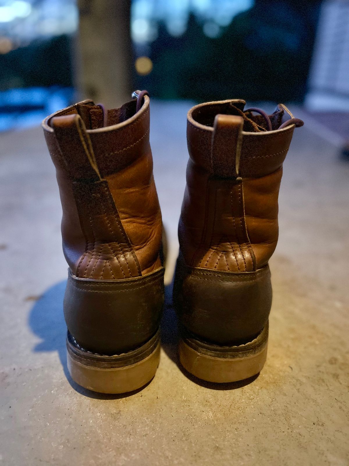 Photo by chippyben on April 6, 2026 of the Nicks Strider in Spokane Honey Smooth/ Waxed Flesh.