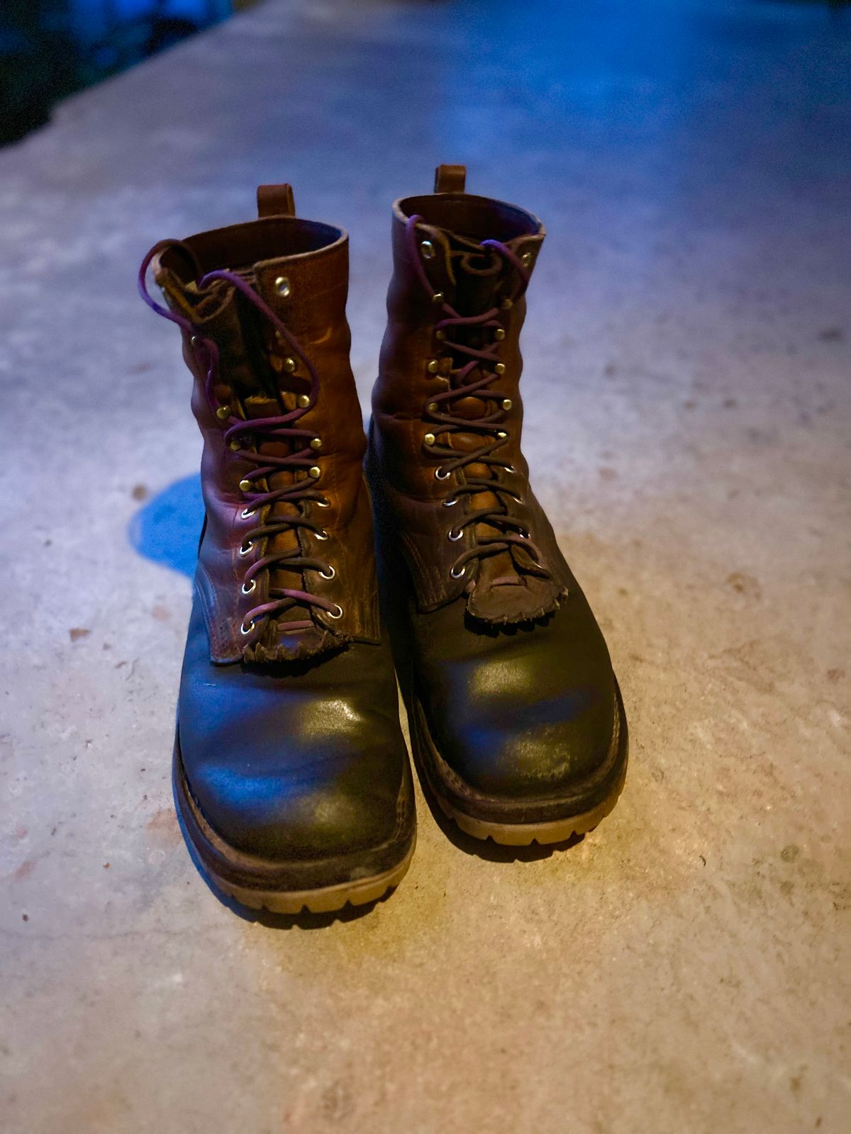 Photo by chippyben on April 6, 2026 of the Nicks Strider in Spokane Honey Smooth/ Waxed Flesh.