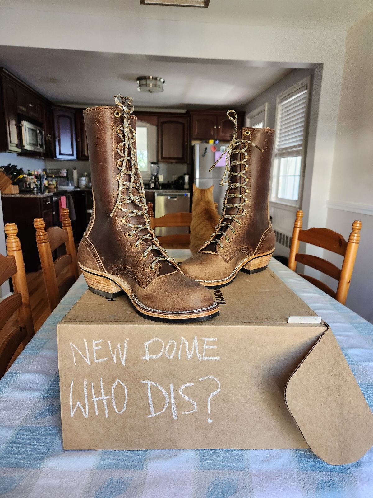 Photo by dufrau on October 1, 2025 of the Nicks Packer in Horween Predator Natural.