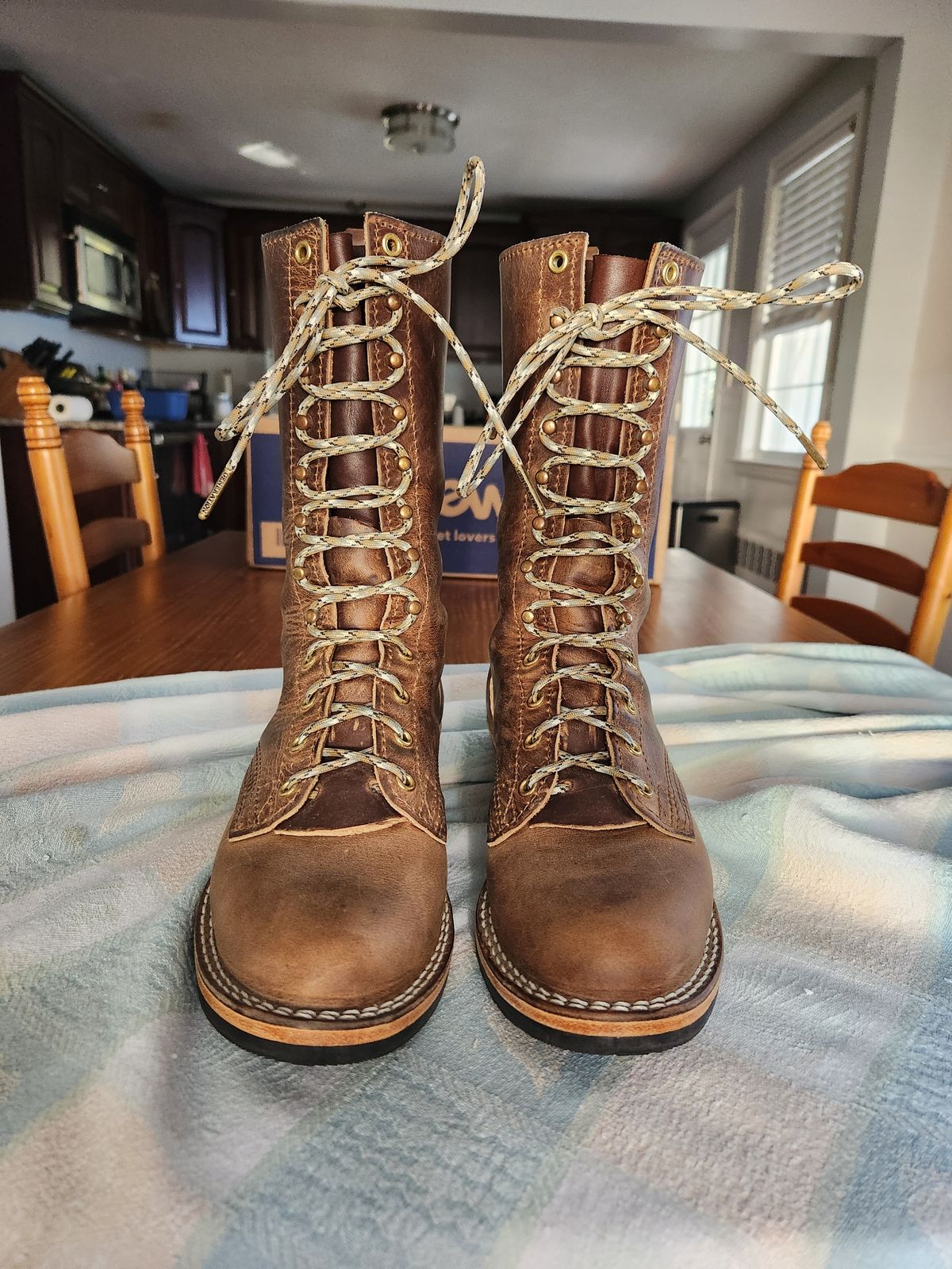 Photo by dufrau on November 1, 2025 of the Nicks Packer in Horween Predator Natural.