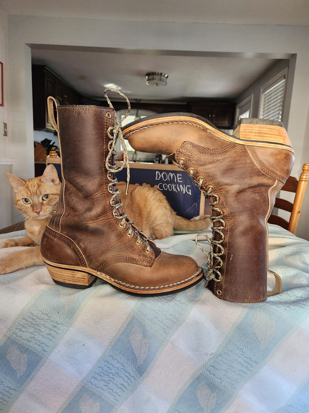 Photo by dufrau on November 1, 2025 of the Nicks Packer in Horween Predator Natural.