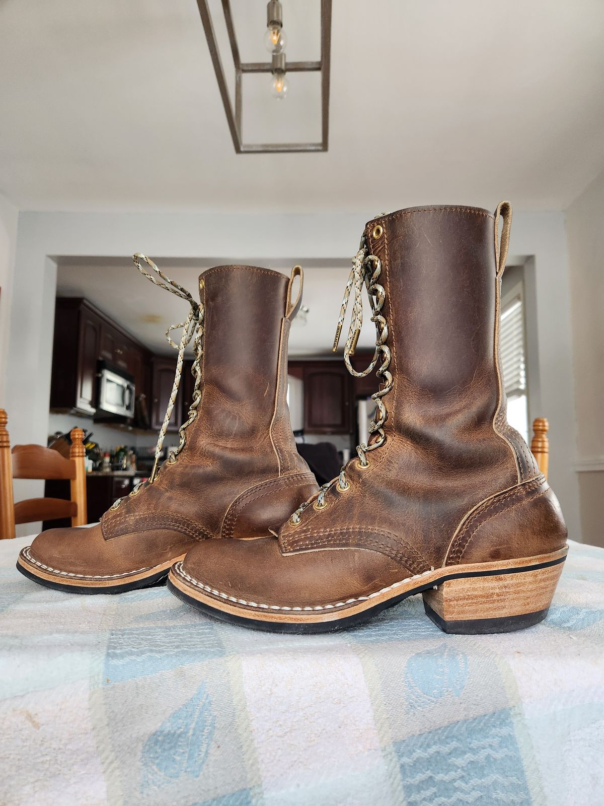 Photo by dufrau on February 1, 2026 of the Nicks Packer in Horween Predator Natural.