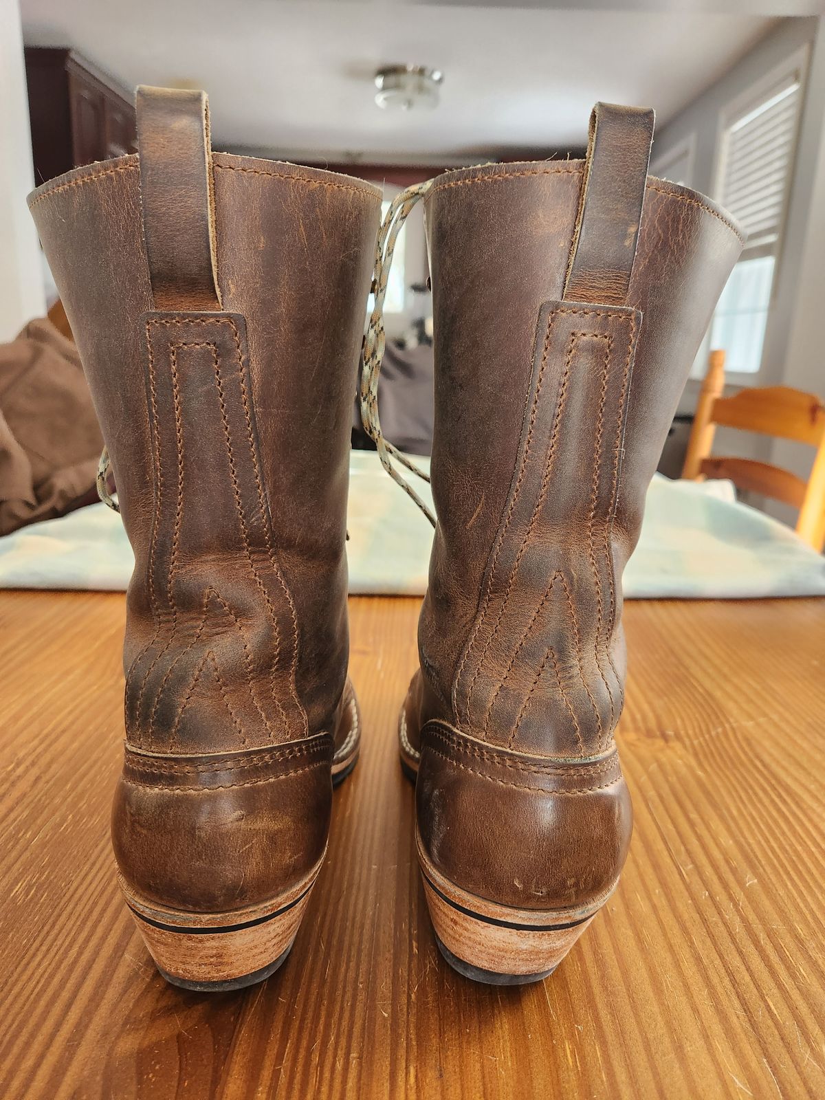 Photo by dufrau on March 1, 2026 of the Nicks Packer in Horween Predator Natural.