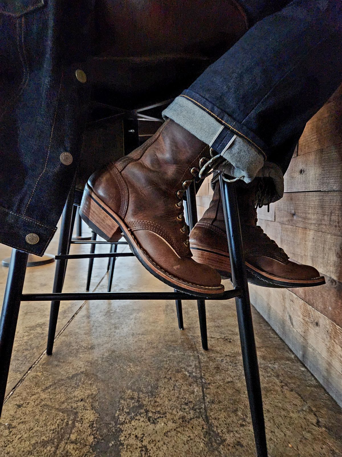 Photo by dufrau on March 31, 2026 of the Nicks Packer in Horween Predator Natural.