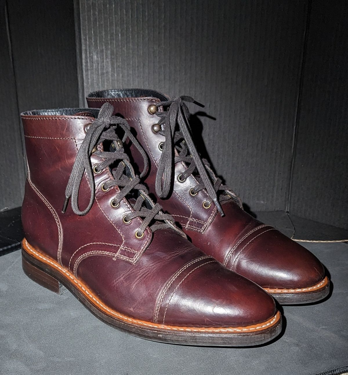Photo by cowcrapper on February 25, 2024 of the Thursday Captain in Brown Thursday Chrome.