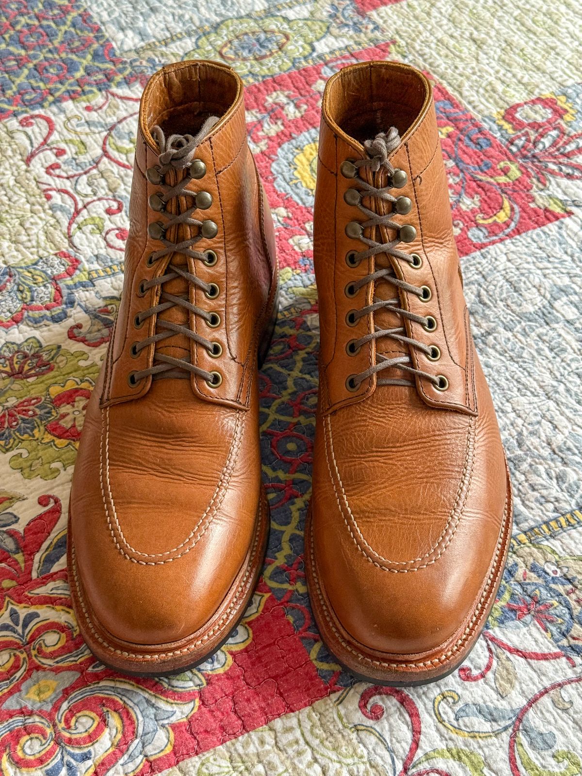 Photo by MaticEsq on December 1, 2025 of the Parkhurst The Niagara in Seidel Natural Veg Retan.