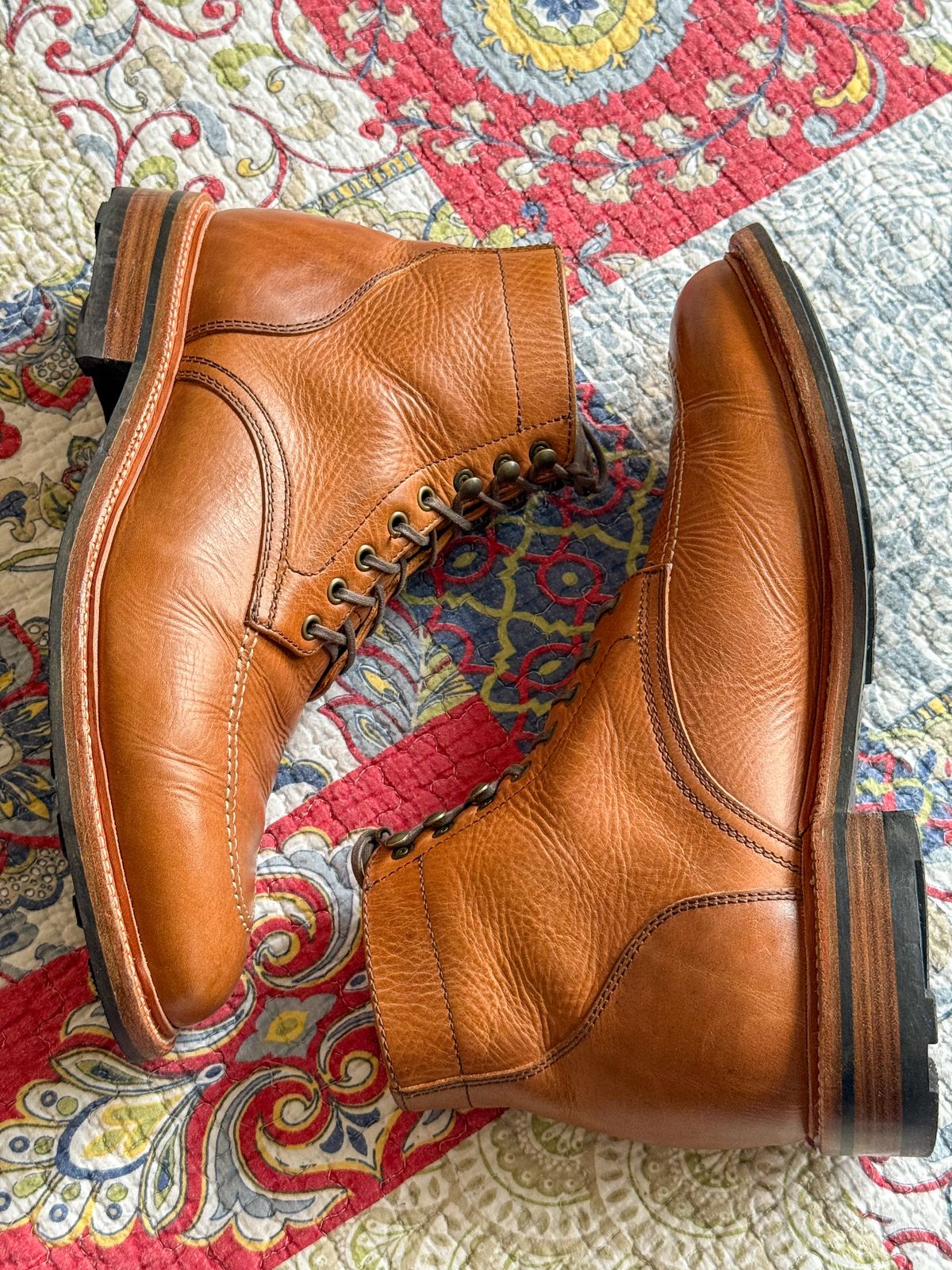 Photo by MaticEsq on December 1, 2025 of the Parkhurst The Niagara in Seidel Natural Veg Retan.