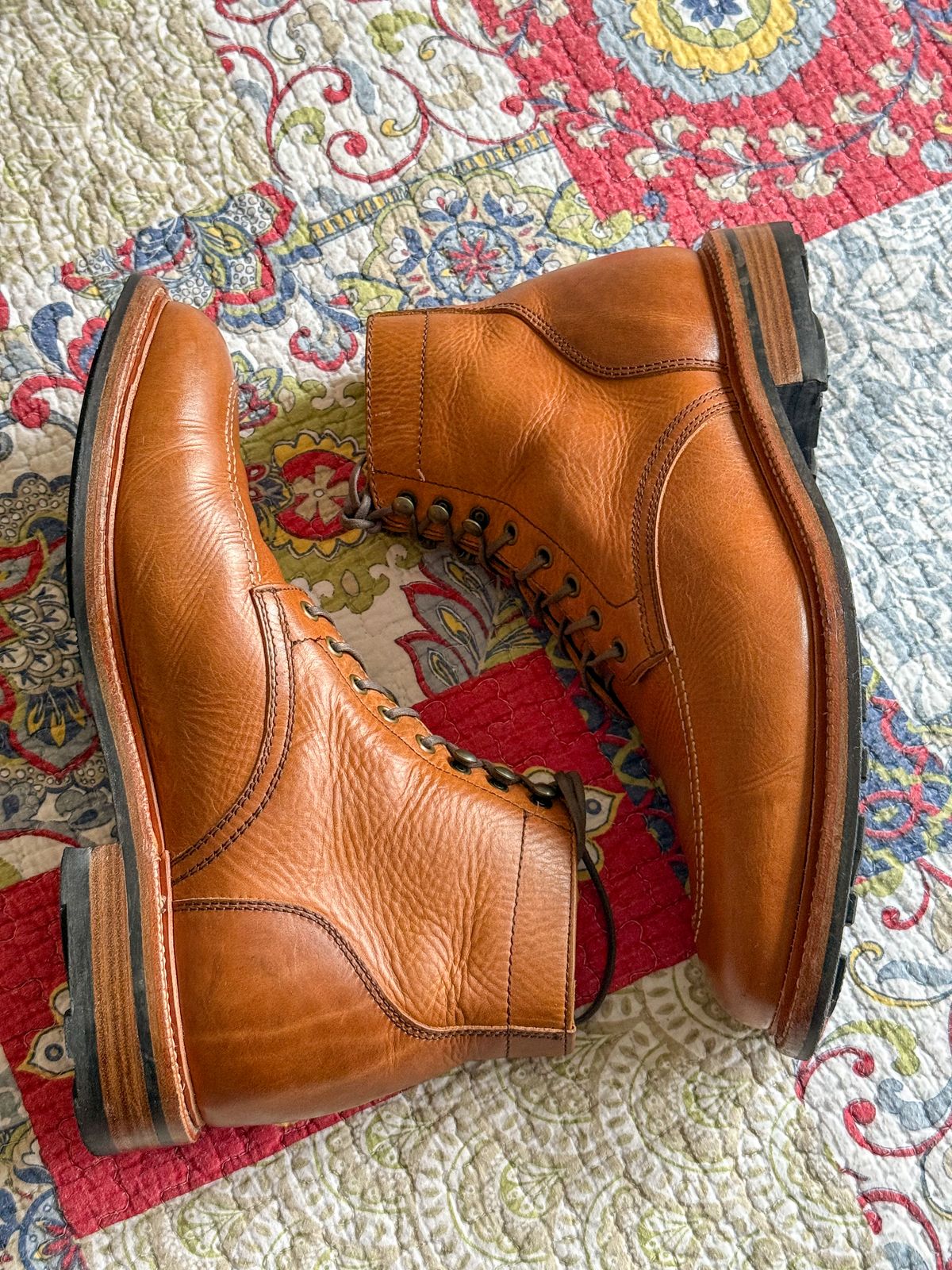 Photo by MaticEsq on December 1, 2025 of the Parkhurst The Niagara in Seidel Natural Veg Retan.