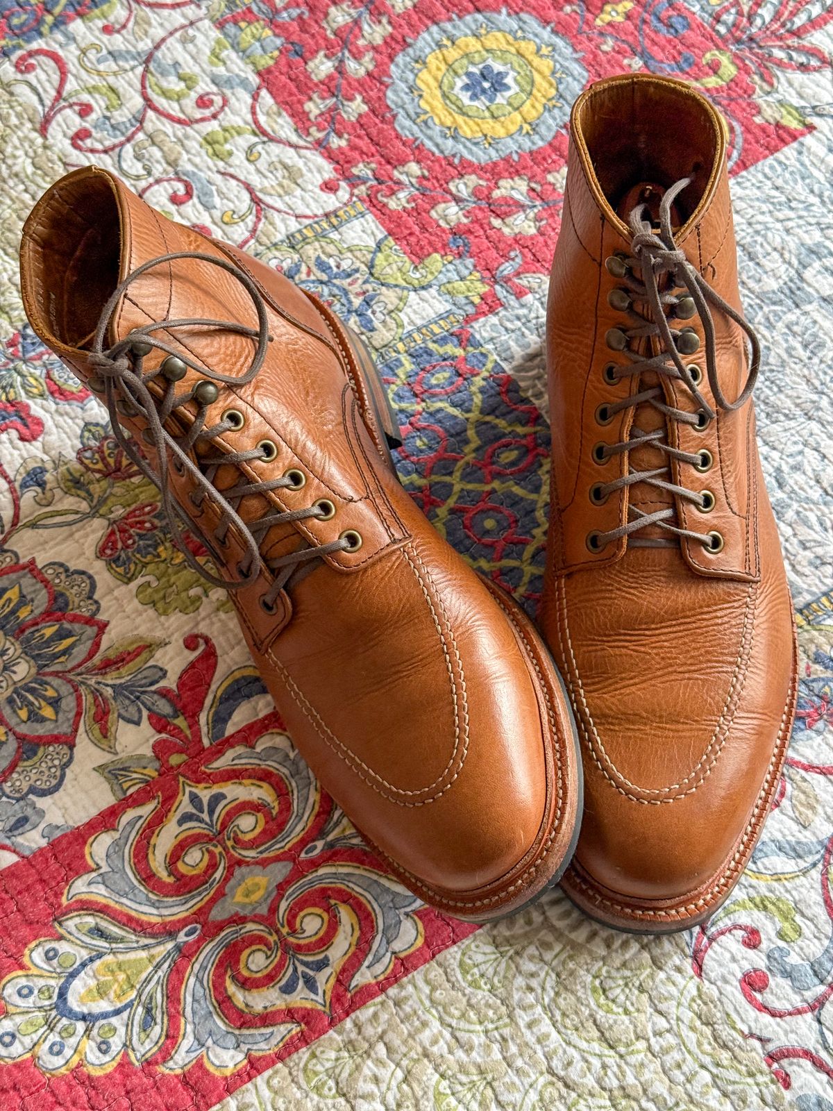 Photo by MaticEsq on December 1, 2025 of the Parkhurst The Niagara in Seidel Natural Veg Retan.